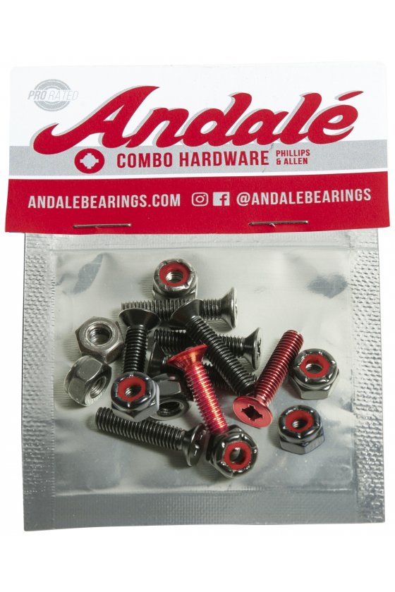 Andale - Combo Hardware 7/8" Red