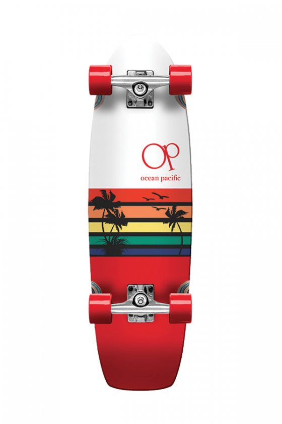 Ocean Pacific Sunset White/Red 30" 8.75"