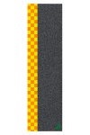 Mob - Griptape Grafica Checker Strip Orange Yellow Grip Tape 9in x 33in